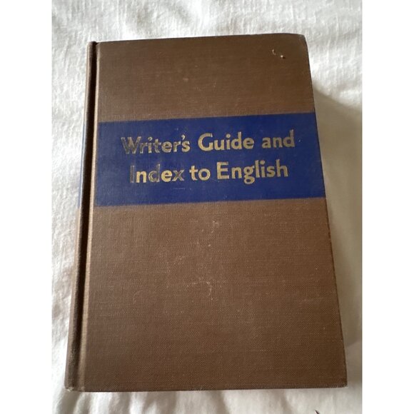 Writers Guide And Index To English By Porter G. Perrin 1942 Hardcover - Picture 1 of 16